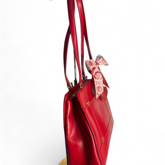 Valentino Garavani Shoulder bag leather Red Gold - Picture 2 of 5